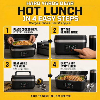 Hard Yards Gear - Portable Heating Lunch Box